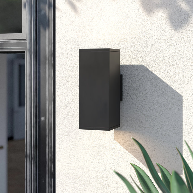 Addilynn Wall Light, Black, 7.88" H x 7" W x 4.75" D