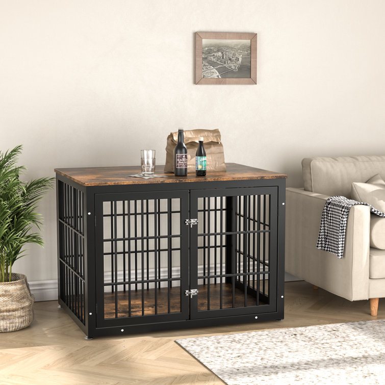 https://assets.wfcdn.com/im/84355346/resize-h755-w755%5Ecompr-r85/2479/247936727/Wood+Dog+Crate+Furniture%2C+Dog+Kennel+Double+Doors+Heavy+Duty+Dog+Cage+End+Table.jpg