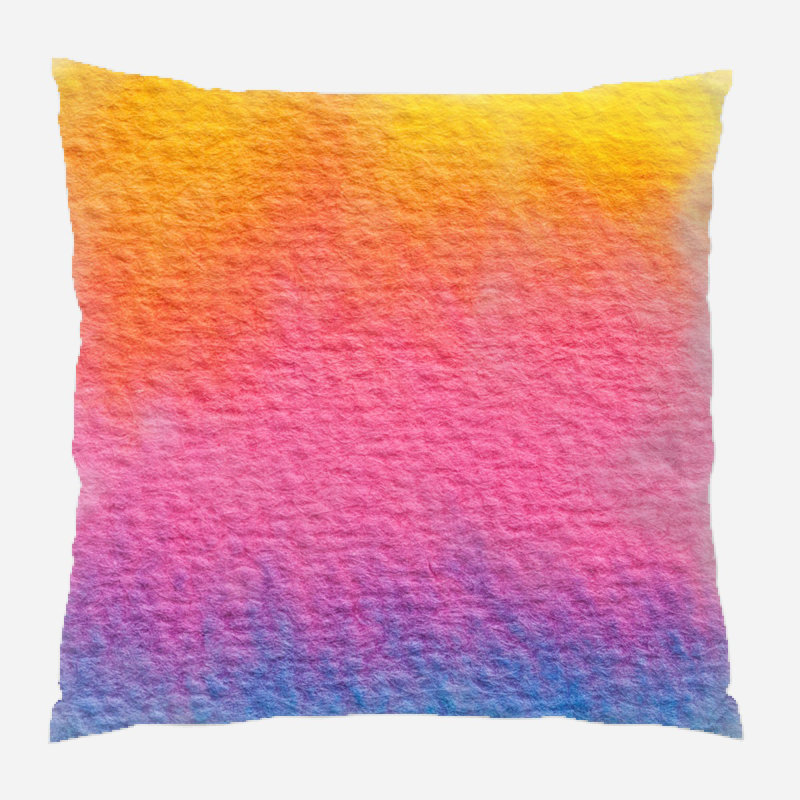 Coussin watercolour Brookhn, Microsuède, Intérieur