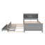 Lit plateforme Nyliah avec tête de rangement, USB, lit gigogne et 3 tiroirs-5931532-5931535