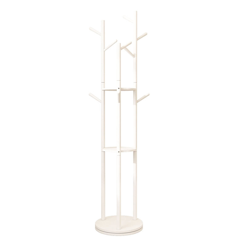 Jackob Freestanding Coat Rack, White