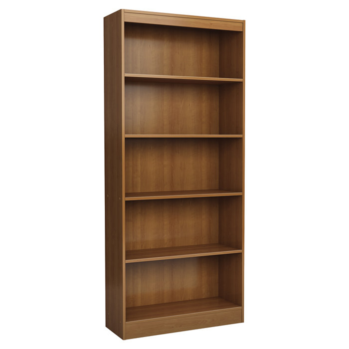Bibliothèque Axess, (Cinq tablettes) H 68,75 po x l 28 po x P 11,5 po, Cerisier Morgan