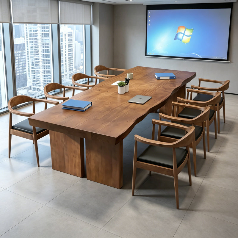 Tables de conférence Simple Wave, 29.5" H x 102.36" L x 39.4" D