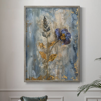 Impression encadrée FLORAL Series XLI - bois massif
