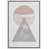 Toile avec cadre blanc