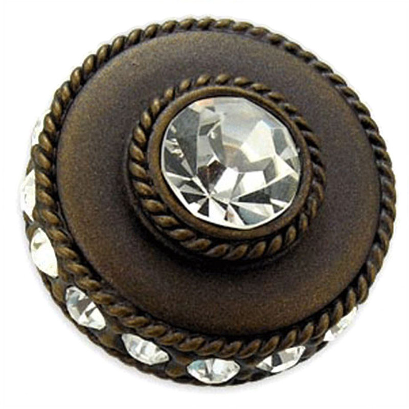 Northern Lights Round Knob, Rubbed Bronze