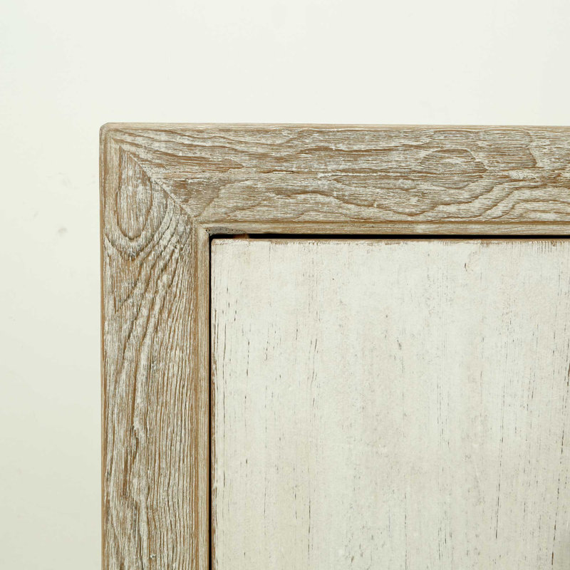 Lewie 67'' W Solid Wood Buffet, Antique Off White