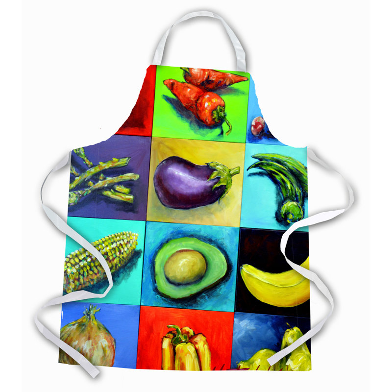 No Pattern Bib Apron