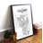 « calgary city map », reproduction d’impression sur affiche en tons-31734200