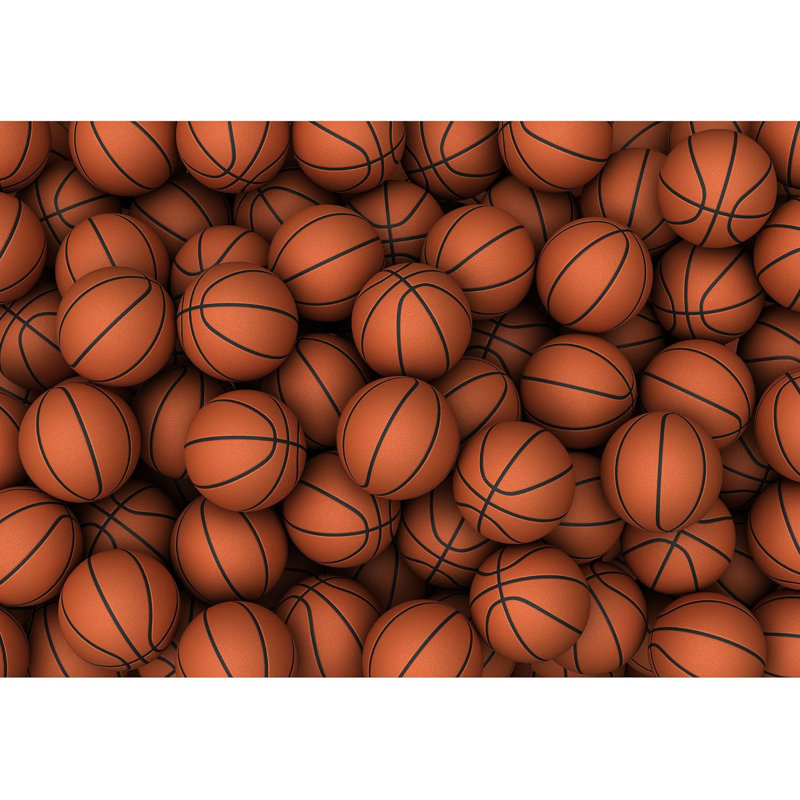 Grand papier peint adhésif auto-adhésif Basketball, L 66 po x l 96 po