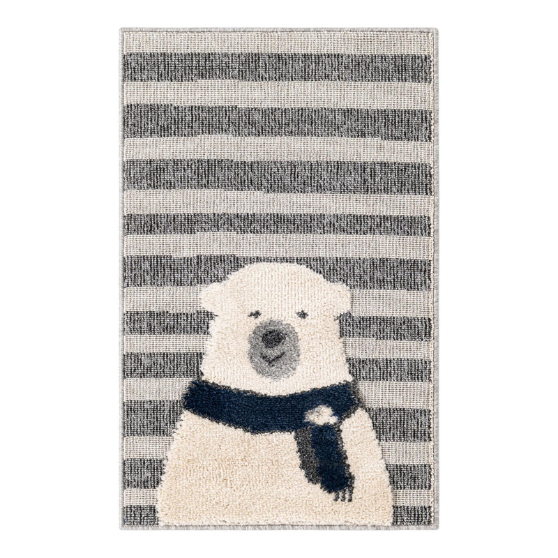 Tapis pour enfant bonhomme de neige Unique Loom, Rectangle 2 pi x 3 pi 1 po