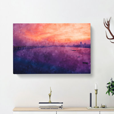 Xinghai Bridge In China - Wrapped Canvas