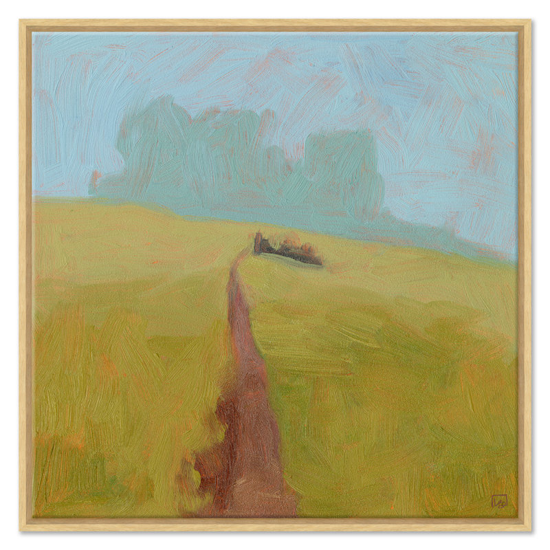 «Sim's Creek Upper Pasture, Winter Fog»