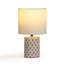 Lampe de table Merlot Capiz