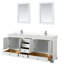 Ensemble de meuble-lavabo double 80 "avec miroir Deborah-97761490-97761278-97761274