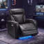 Fauteuil inclinable électrique 37 po avec porte-gobelet et éclairage à DEL 37 po-1180981368