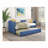Upholstery Wooden Frame Daybed with Pull Out Trundle-281396864