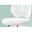 Fauteuil de travail ergonomique: métal noir, réglable, rembourrage blanc Office 360, siège réglable et filet