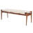 Kenan Genuine Leather Upholstered Bench-2050016503