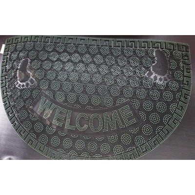 Treanor Non-Slip Striped Christmas Doormat