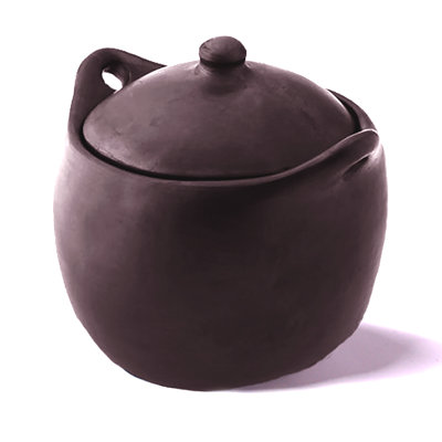 Ancient Cookware 4 Quarts Terracotta Round Dutch Oven
