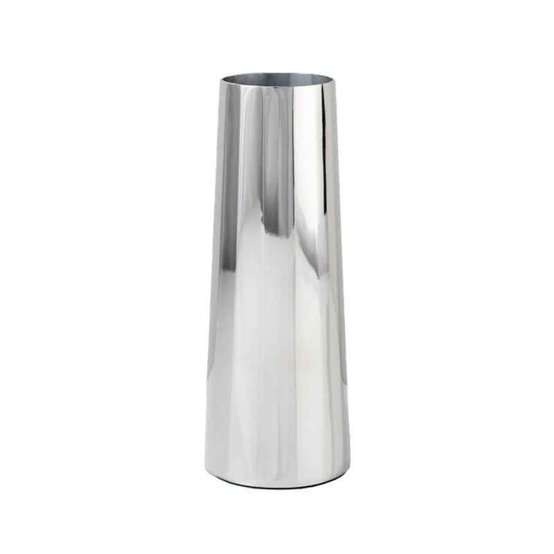 Weslynn Stainless Steel Table Vase, 6" H x 2.25" W x 2.25" D, Silver