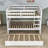 Eviee Full Over Full Wood Bunk Bed with Trundle-952417274