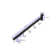 4PK 16" Metal Gridwall Waterfall Hook Bracket with 5 J-Hooks