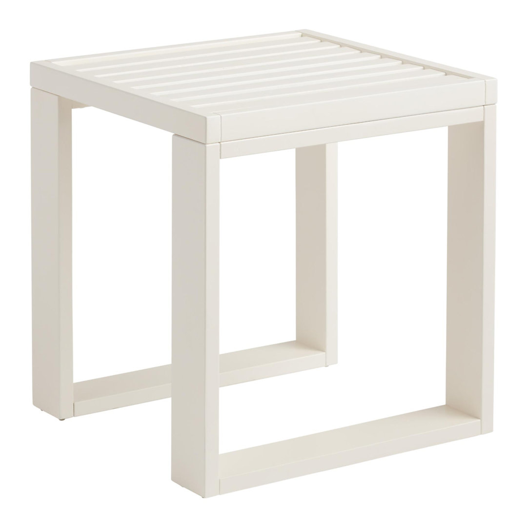Dev Outdoor Solid Acacia Wood Side Table Wade Logan®