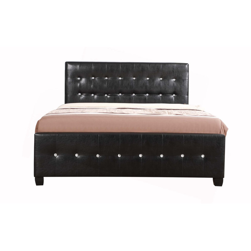 Transitional Black Full Bed For Modern Spaces