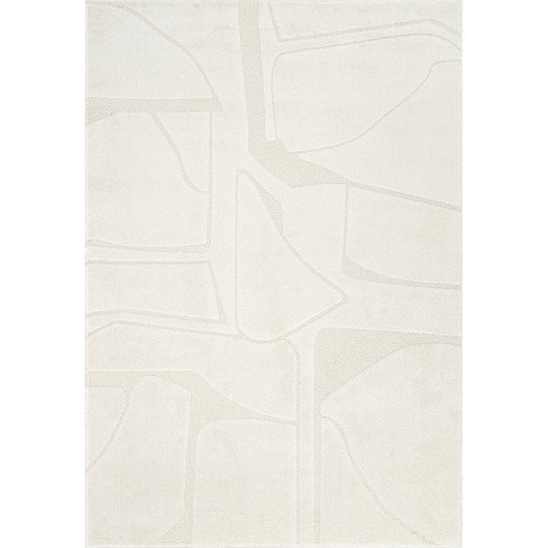 Tapis crème Abani Tearsa COZ180A, 4 pi x 6 pi