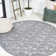 Talaia Neutral Geometric Dark Gray Indoor/Outdoor Rug
