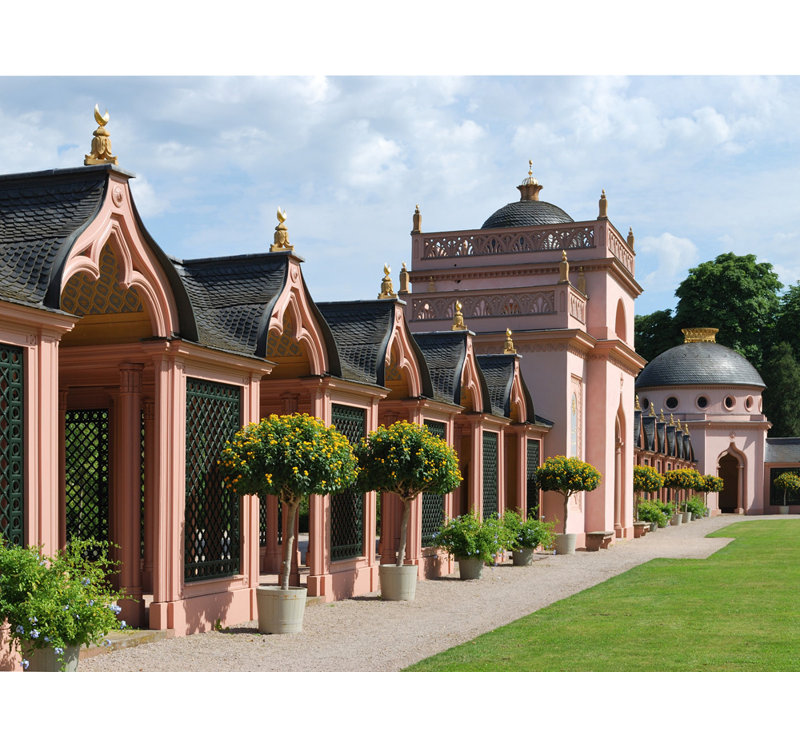 Château-jardin, Allemagne, H 28 po x l 37 po