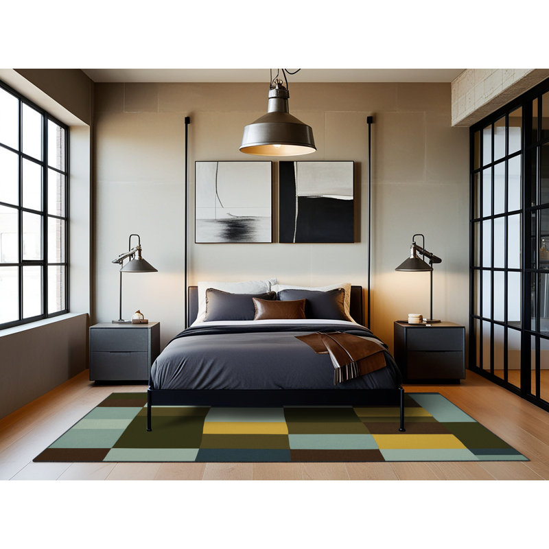 Tapis modulaire Meadow, Rond 5 pi