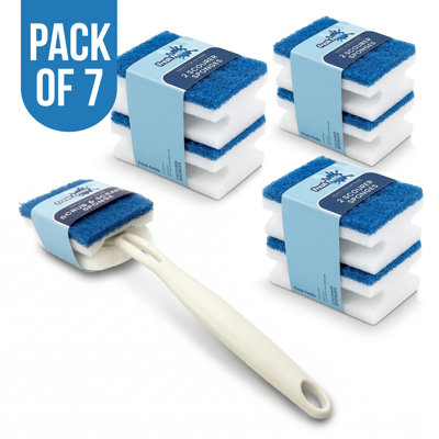 Adjustable Cleaning Brushes with Replaceable Head