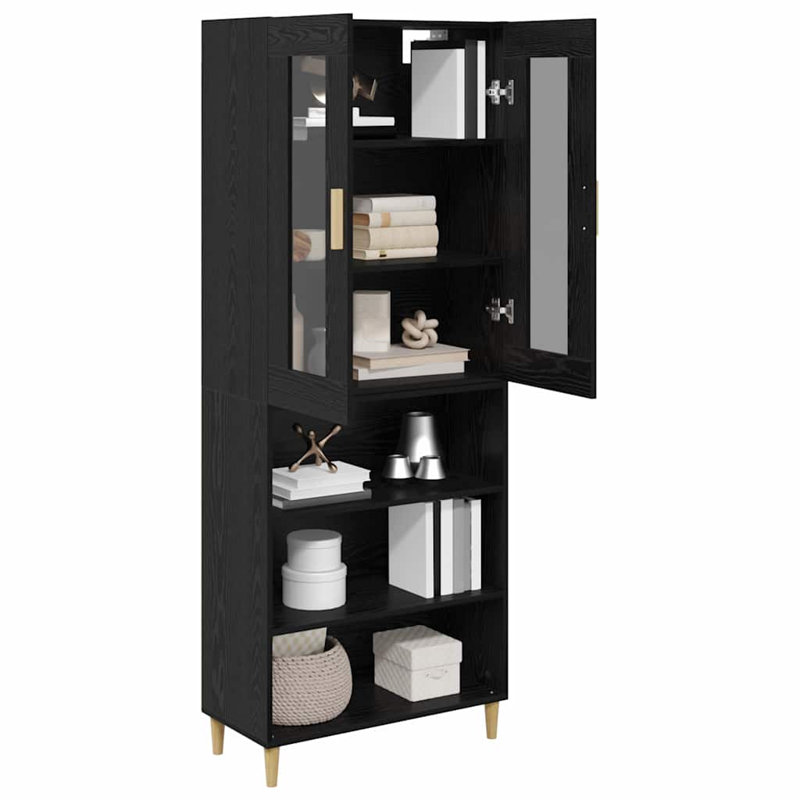 69.5cm Sideboard, Black Oak