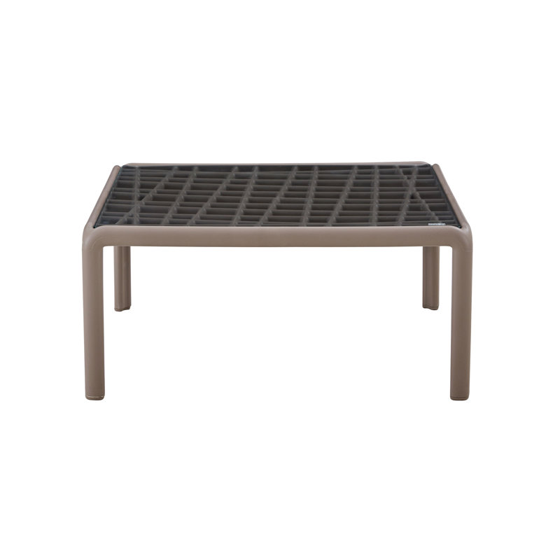 Chaise de table d'extérieur simple en bambou, plateau rond