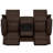 Espresso Power Recline Sofa