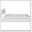 Cadre de lit avec lit gigogne simple et 2 tiroirs pour blanc brillant-872481309