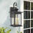 18 Inch Lexus Black 2 - Bulb Outdoor Wall Lantern