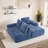 Alphonse Burwell 100" Chenille Compression Sectional Sofa – Convertible L-Shaped Plush Textured Couch with DIY Layout for Living Room, Apartment & Small Spaces-602182259