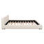 Cadre de lit rembourré beige élégant-1552438180
