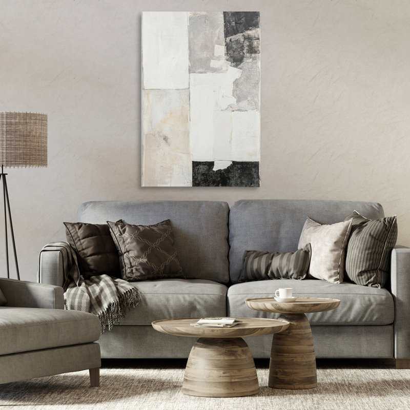 «Subtle Layers Arrangement Canvas», conception de Mona Grace, H 30 po x l 20 po