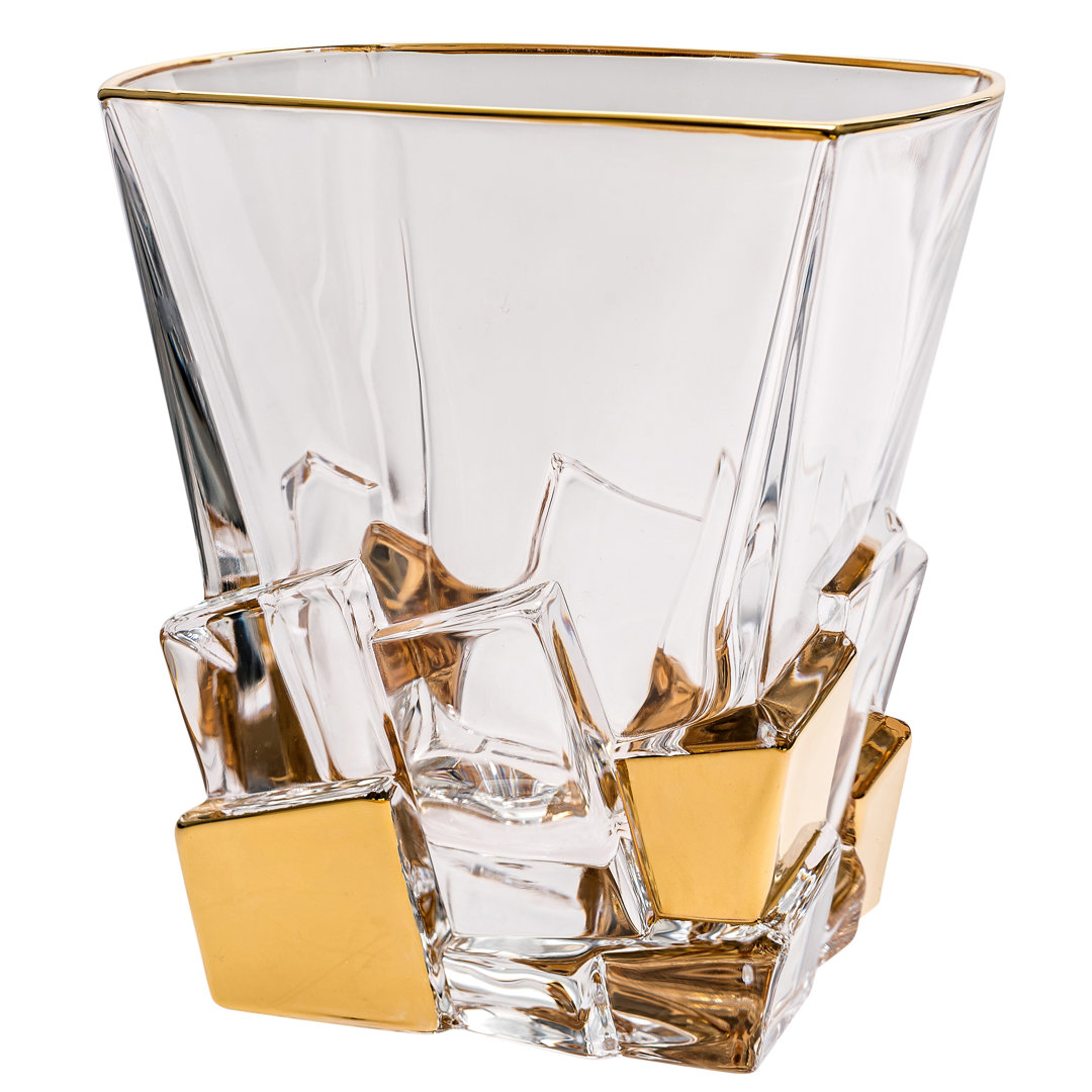 Hearn 12oz. Crystal Whiskey Glass Set (Set of 6) Mercer41