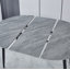 Extensible Table, Dining Table, Coffee Table With Metal Leg