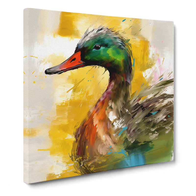 Duck Gestural No.4 - No Frame Print