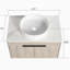 Ensemble de meuble-lavabo flottant 30 po avec lavabo en céramique Design-120406501