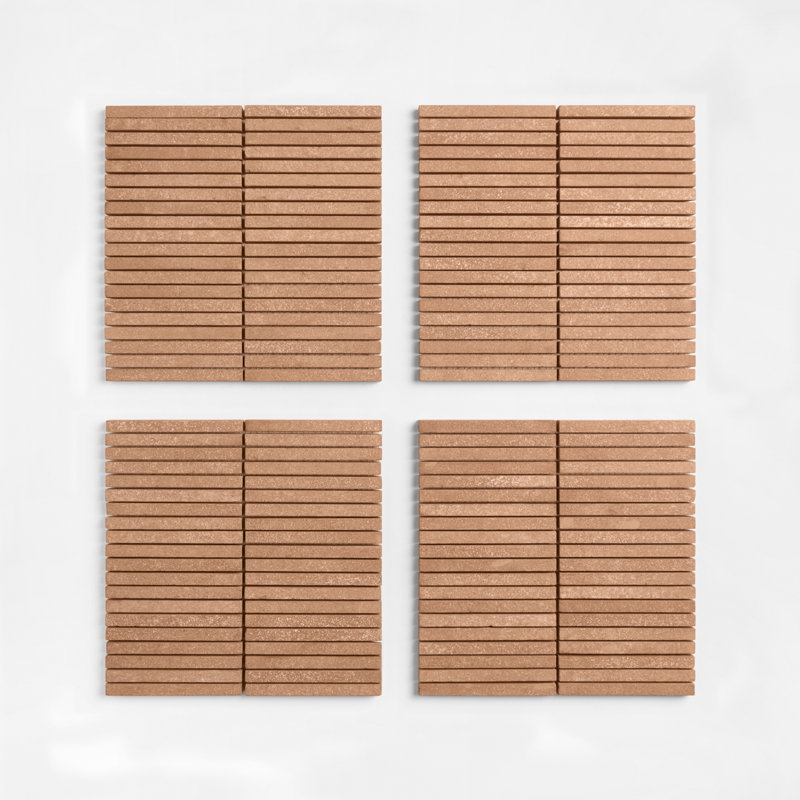 Terra Cortona Mini Brick Matte Terracotta Mosaic Floor And Wall Tile