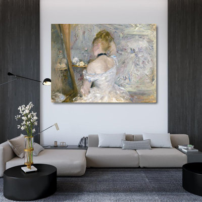 Alcott Hill® Morisot, Berthe Gallery Wrapped Canvas Art Titled: Woman at Her Toilette 50720
