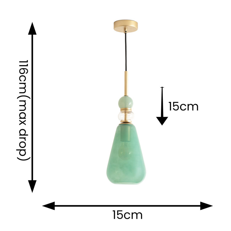 Anastasia 1 - Light Natural Pendant, No